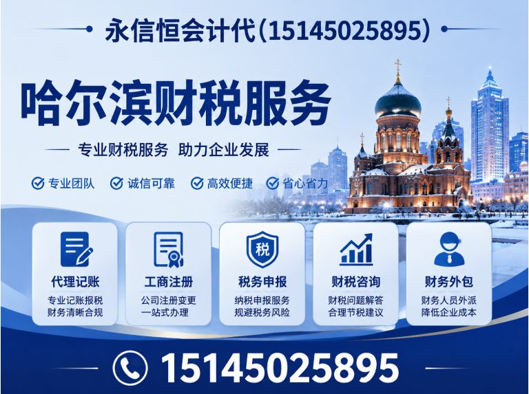 依兰县哈尔滨代理记账展示图